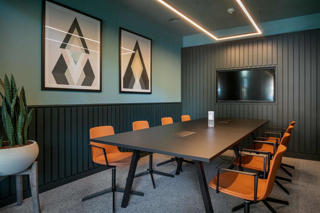 Park House Office Fit-out Boardroom